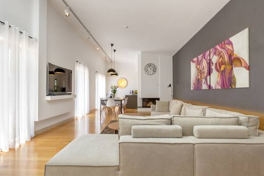 villa amalia living room